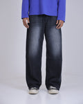 VINTAGE BLACK RINSE BAGGY